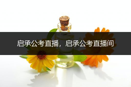 启承公考直播，启承公考直播间