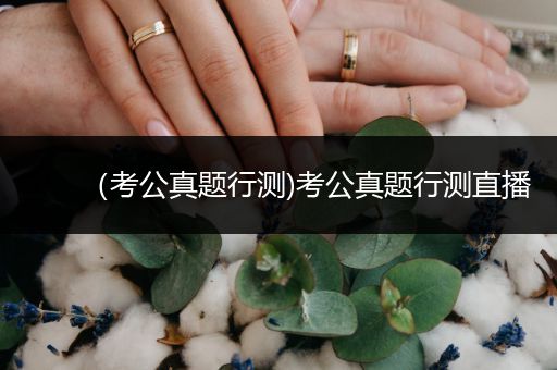 （考公真题行测)考公真题行测直播
