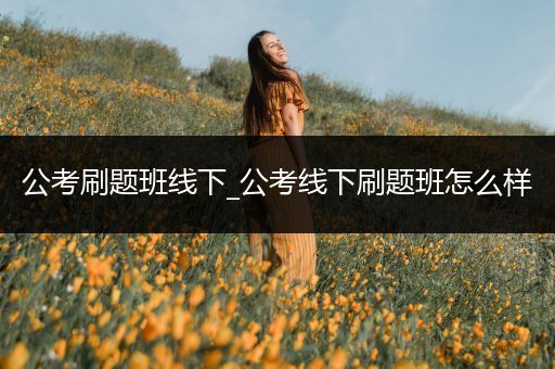 公考刷题班线下_公考线下刷题班怎么样