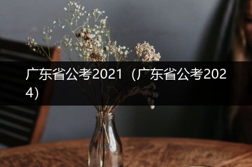 广东省公考2021（广东省公考2024）