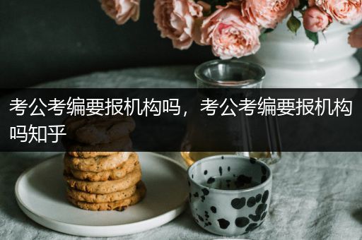 考公考编要报机构吗，考公考编要报机构吗知乎