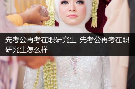 先考公再考在职研究生-先考公再考在职研究生怎么样