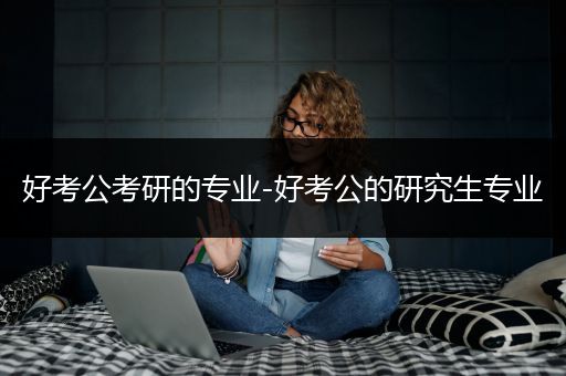 好考公考研的专业-好考公的研究生专业