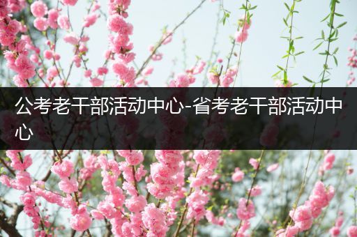 公考老干部活动中心-省考老干部活动中心