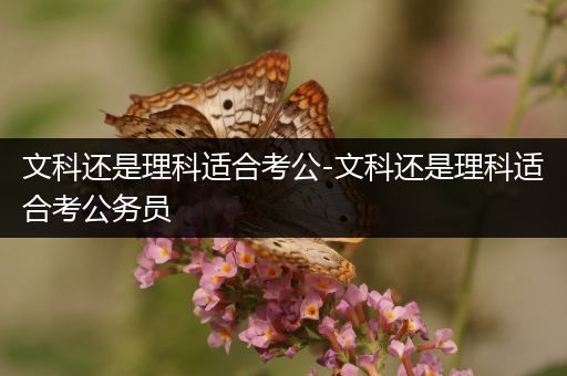 文科还是理科适合考公-文科还是理科适合考公务员