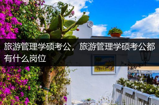 旅游管理学硕考公，旅游管理学硕考公都有什么岗位
