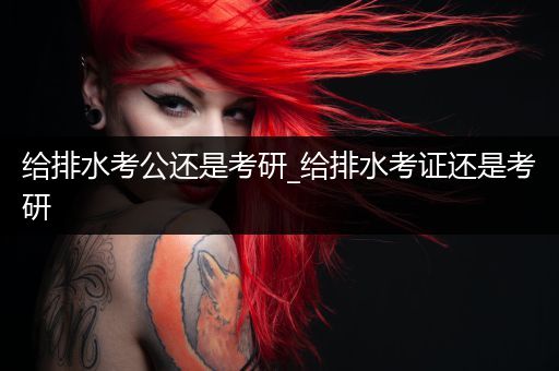 给排水考公还是考研_给排水考证还是考研