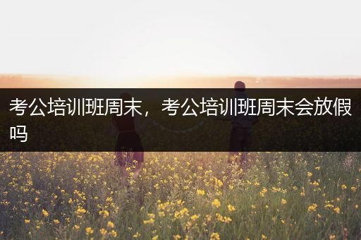 考公培训班周末，考公培训班周末会放假吗