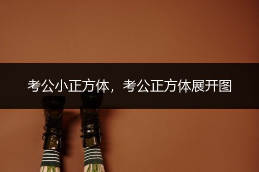 考公小正方体，考公正方体展开图