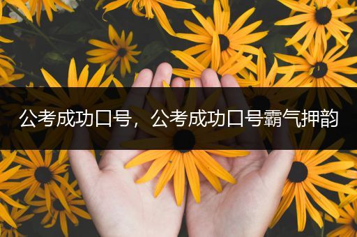 公考成功口号，公考成功口号霸气押韵