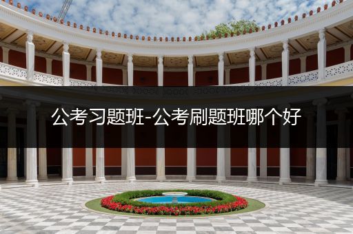 公考习题班-公考刷题班哪个好