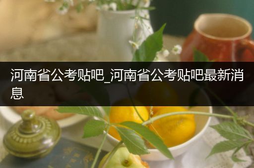 河南省公考贴吧_河南省公考贴吧最新消息