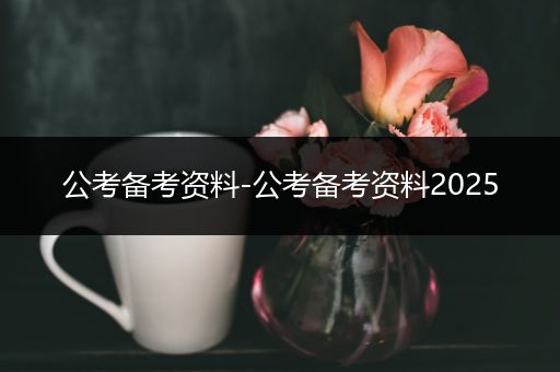 公考备考资料-公考备考资料2025