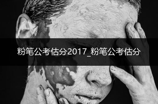 粉笔公考估分2017_粉笔公考估分