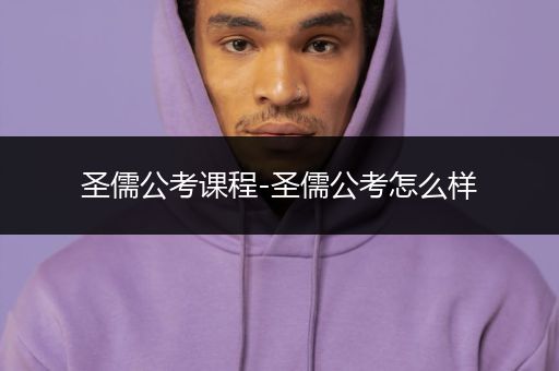 圣儒公考课程-圣儒公考怎么样