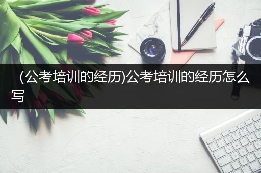 （公考培训的经历)公考培训的经历怎么写