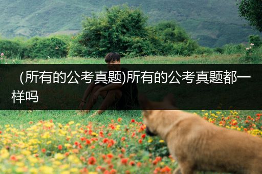 （所有的公考真题)所有的公考真题都一样吗