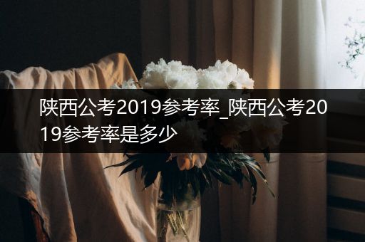 陕西公考2019参考率_陕西公考2019参考率是多少