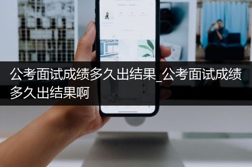 公考面试成绩多久出结果_公考面试成绩多久出结果啊