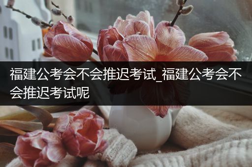 福建公考会不会推迟考试_福建公考会不会推迟考试呢
