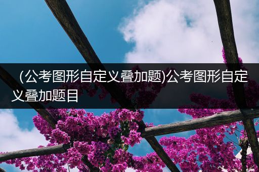 （公考图形自定义叠加题)公考图形自定义叠加题目