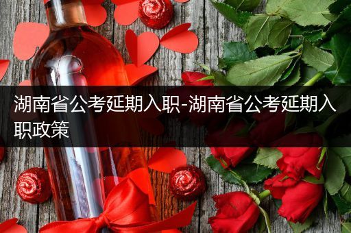 湖南省公考延期入职-湖南省公考延期入职政策