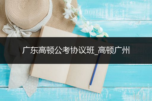 广东高顿公考协议班_高顿广州