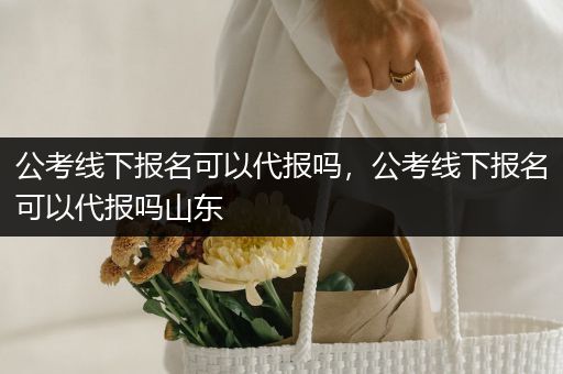 公考线下报名可以代报吗，公考线下报名可以代报吗山东