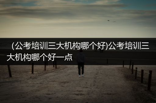 （公考培训三大机构哪个好)公考培训三大机构哪个好一点