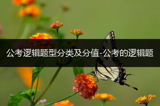 公考逻辑题型分类及分值-公考的逻辑题