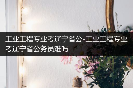 工业工程专业考辽宁省公-工业工程专业考辽宁省公务员难吗