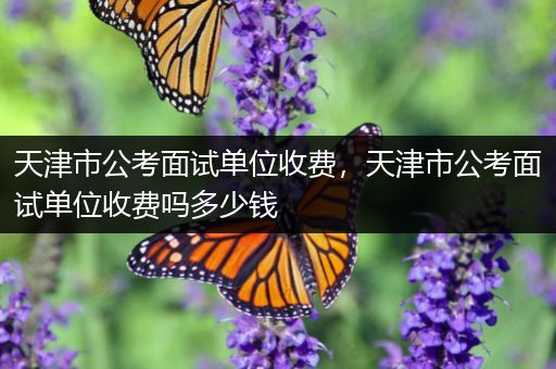 天津市公考面试单位收费，天津市公考面试单位收费吗多少钱