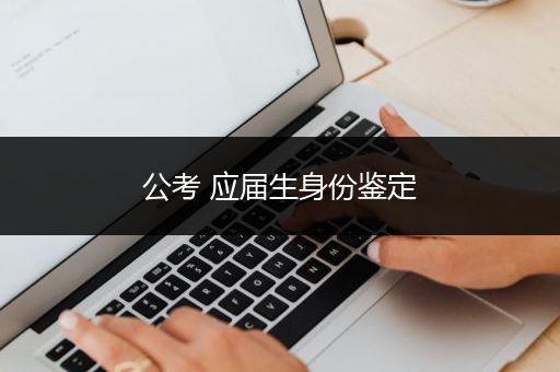 公考 应届生身份鉴定