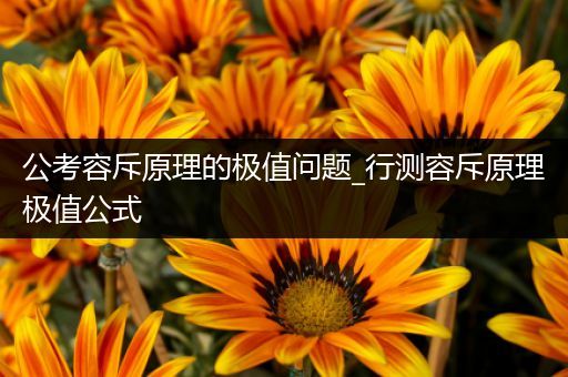 公考容斥原理的极值问题_行测容斥原理极值公式