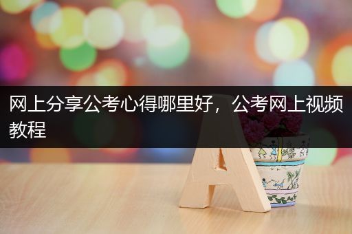 网上分享公考心得哪里好，公考网上视频教程
