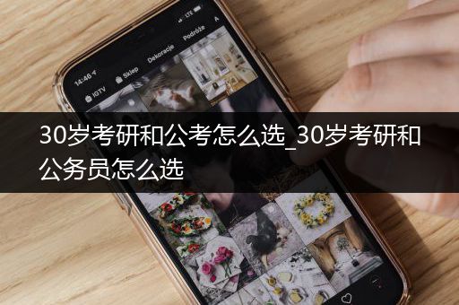 30岁考研和公考怎么选_30岁考研和公务员怎么选