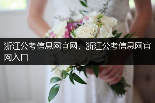 浙江公考信息网官网，浙江公考信息网官网入口