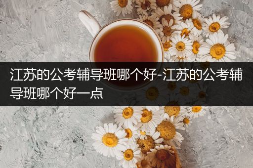江苏的公考辅导班哪个好-江苏的公考辅导班哪个好一点