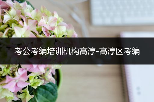 考公考编培训机构高淳-高淳区考编