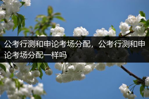 公考行测和申论考场分配，公考行测和申论考场分配一样吗