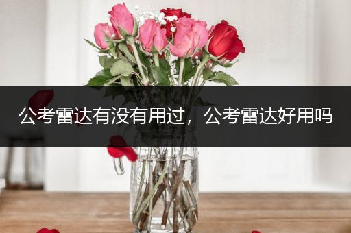 公考雷达有没有用过，公考雷达好用吗
