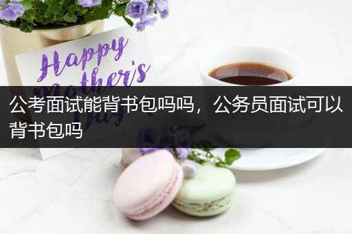 公考面试能背书包吗吗，公务员面试可以背书包吗