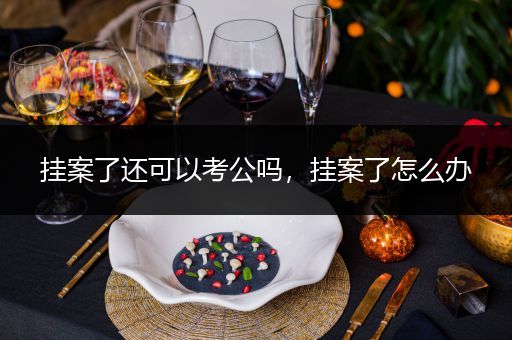 挂案了还可以考公吗，挂案了怎么办