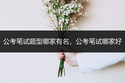 公考笔试题型哪家有名，公考笔试哪家好