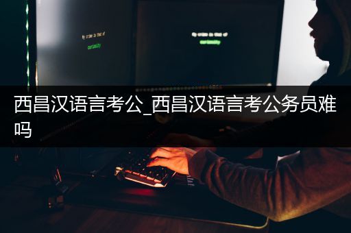 西昌汉语言考公_西昌汉语言考公务员难吗