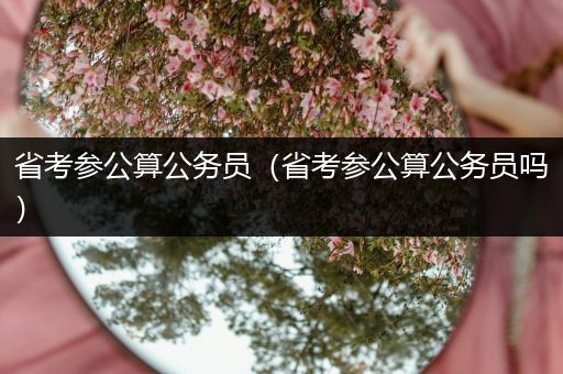 省考参公算公务员（省考参公算公务员吗）