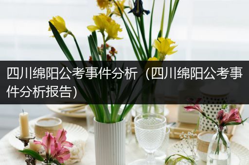 四川绵阳公考事件分析（四川绵阳公考事件分析报告）