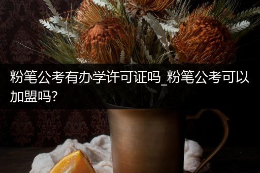 粉笔公考有办学许可证吗_粉笔公考可以加盟吗?