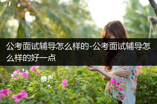 公考面试辅导怎么样的-公考面试辅导怎么样的好一点