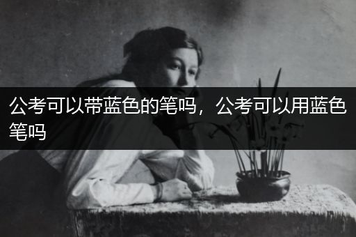 公考可以带蓝色的笔吗，公考可以用蓝色笔吗